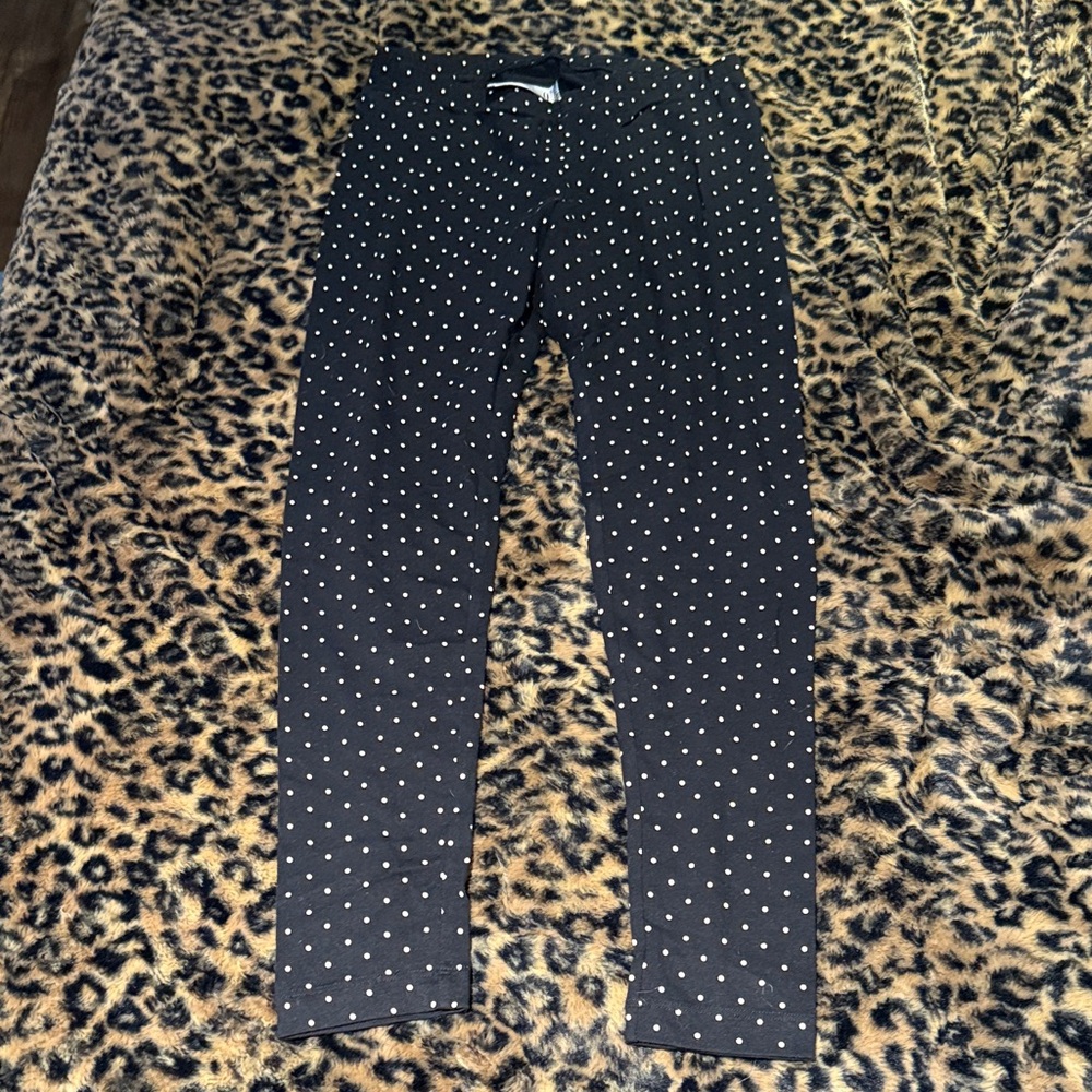 Polka dot old navy leggings size small